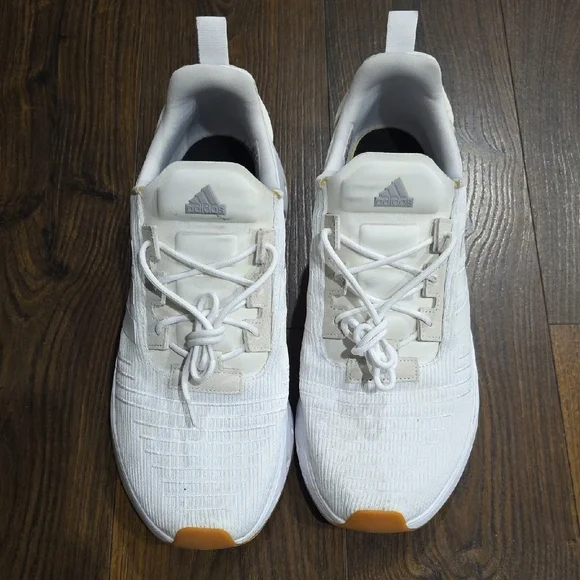 adidas gazelle silver green womens ADIDAS OZMILLEN Size 13 White Beige Mesh Chunky Sneakers main image 1
